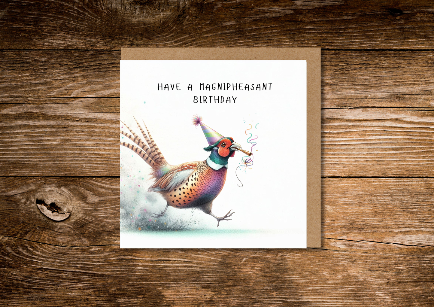 Magnipheasant Birthday Card