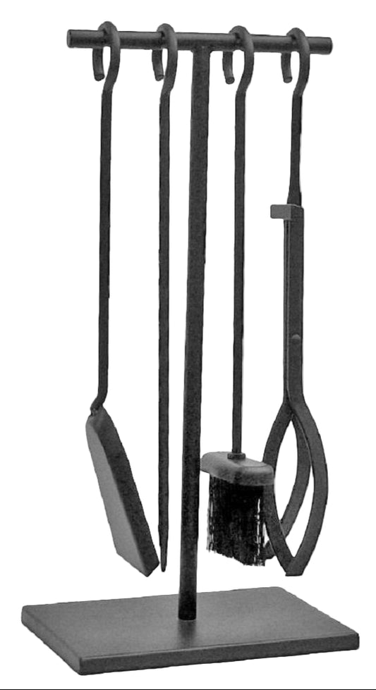Manor Tee Set Fireplace Tools Companion Set 1147 Black