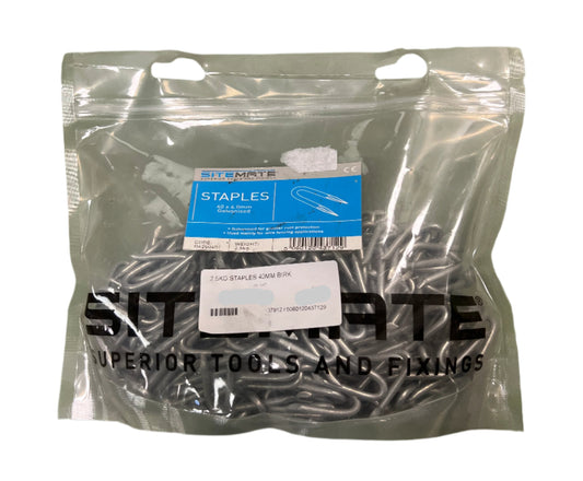 Sitemate Galvanised Staples 40 x 4.0mm 2.5kg