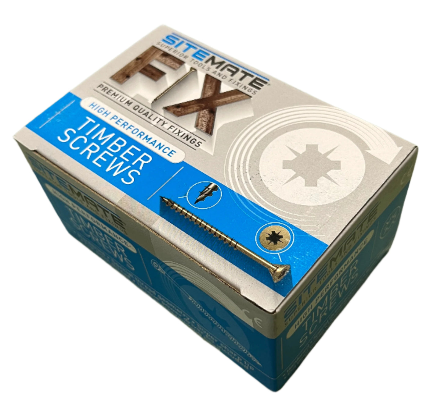 Sitemate High Performance Timber Screws 5x100mm 100 Pack