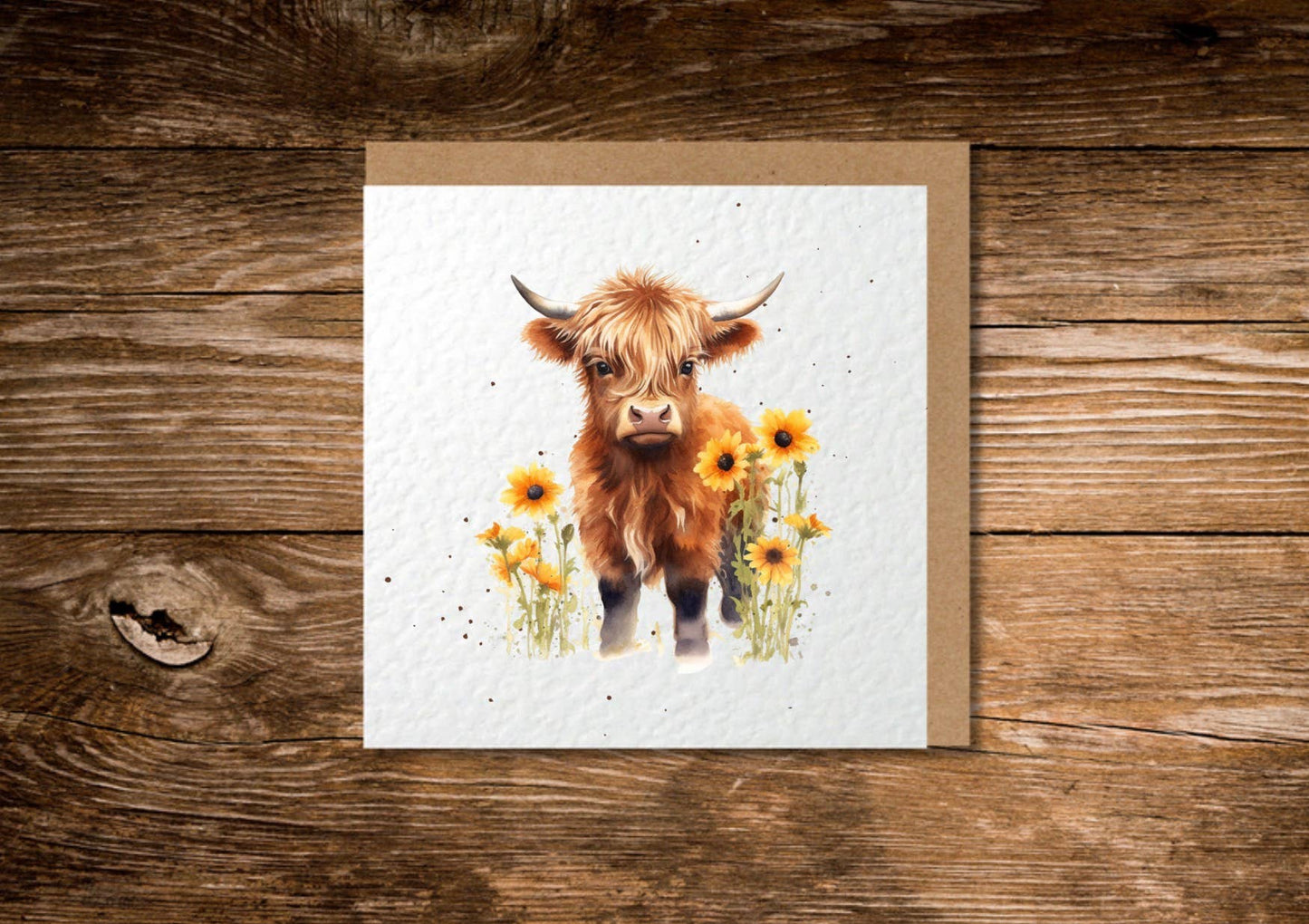 Highland Cow Everyday Card