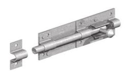 Gatemate 6" (150mm) Galvanised Tower Bolt For Doors & Gates