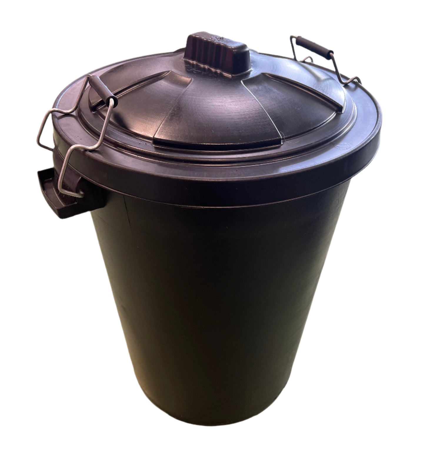 85 Litre Heavy Duty Dustbin & Lid With Metal Clip Handles