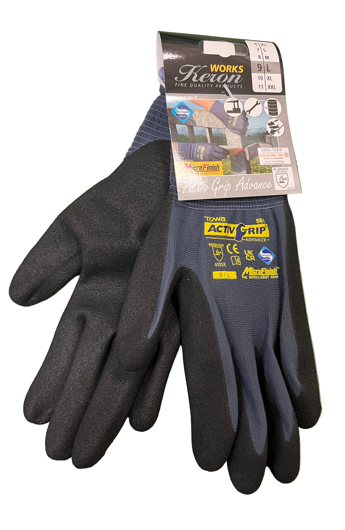 Keron Works Active Grip Advance Work Safety Gloves