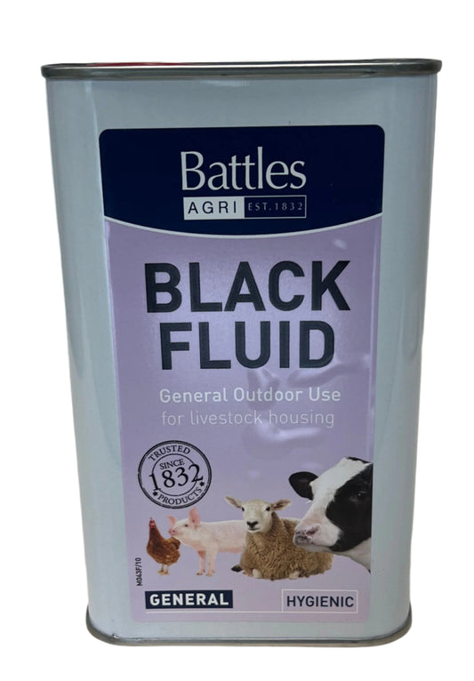 Battles Black Fluid Disinfectant For Livestock Housing 1 L