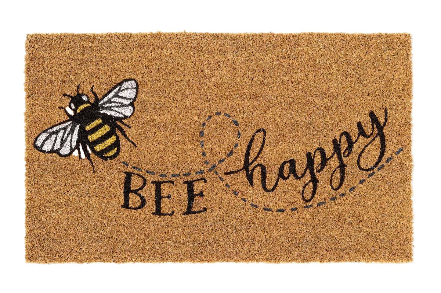 My Mats Bee Happy Coir Doormat 45x75cm