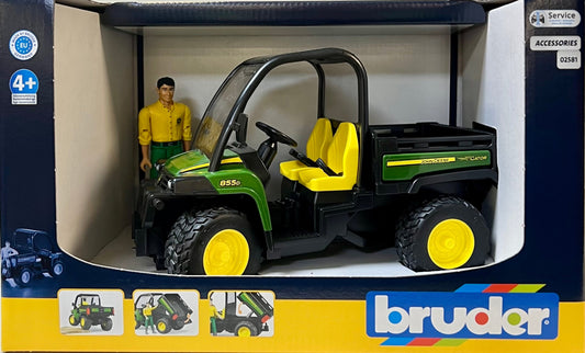 Bruder Toys John Deere Gator Buggy With Farmer