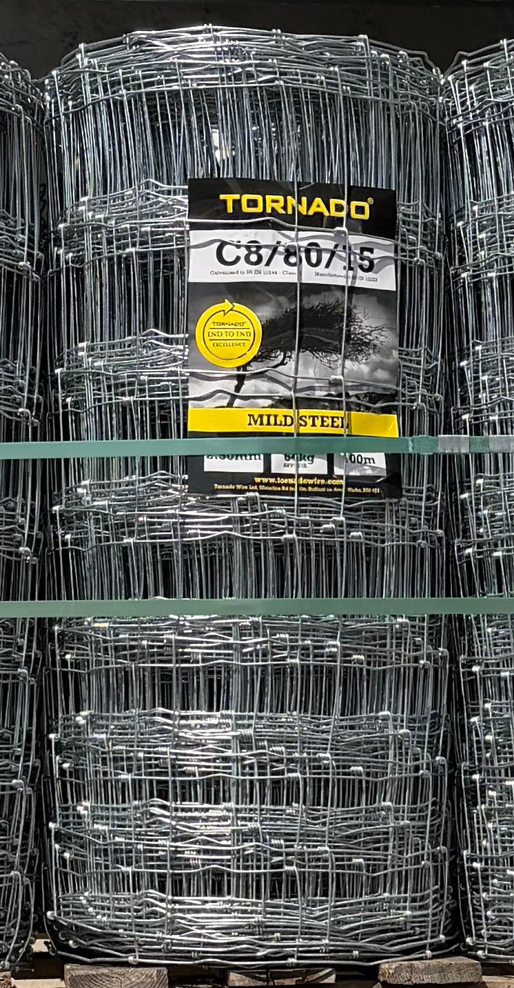 Tornado C8/80/15 Mild Steel Stock Fence Various Lengths