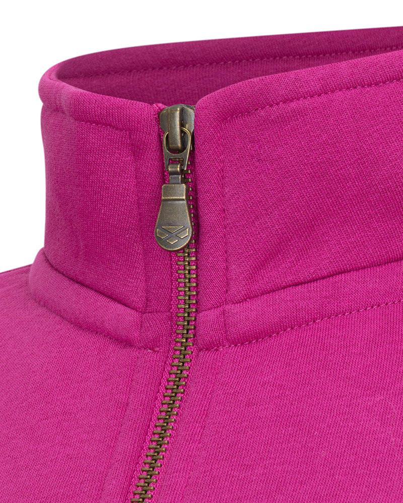 Hoggs Of Fife Est 1888 Dumfries Ladies 1/4 Zip Sweatshirt