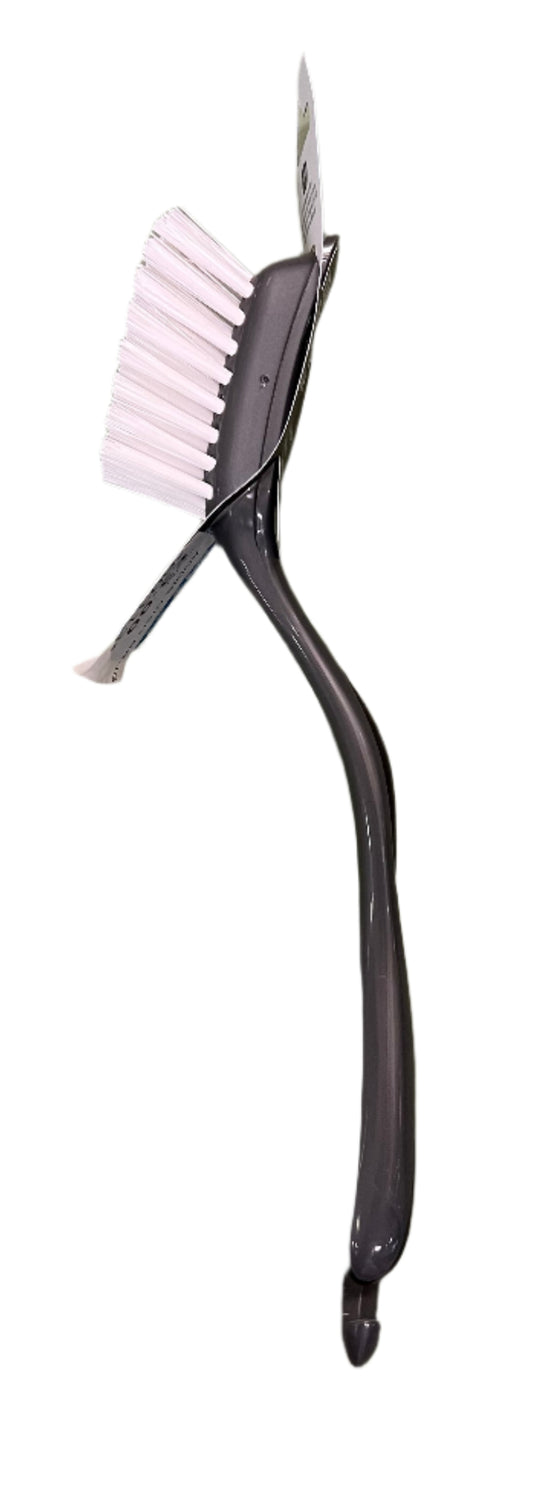 Grey Plastic Washing Up Dish Brush