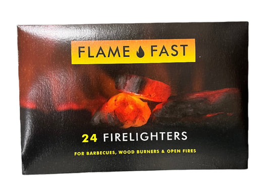 Flame Fast 24 Firelighters For Wood Burners & Open fires