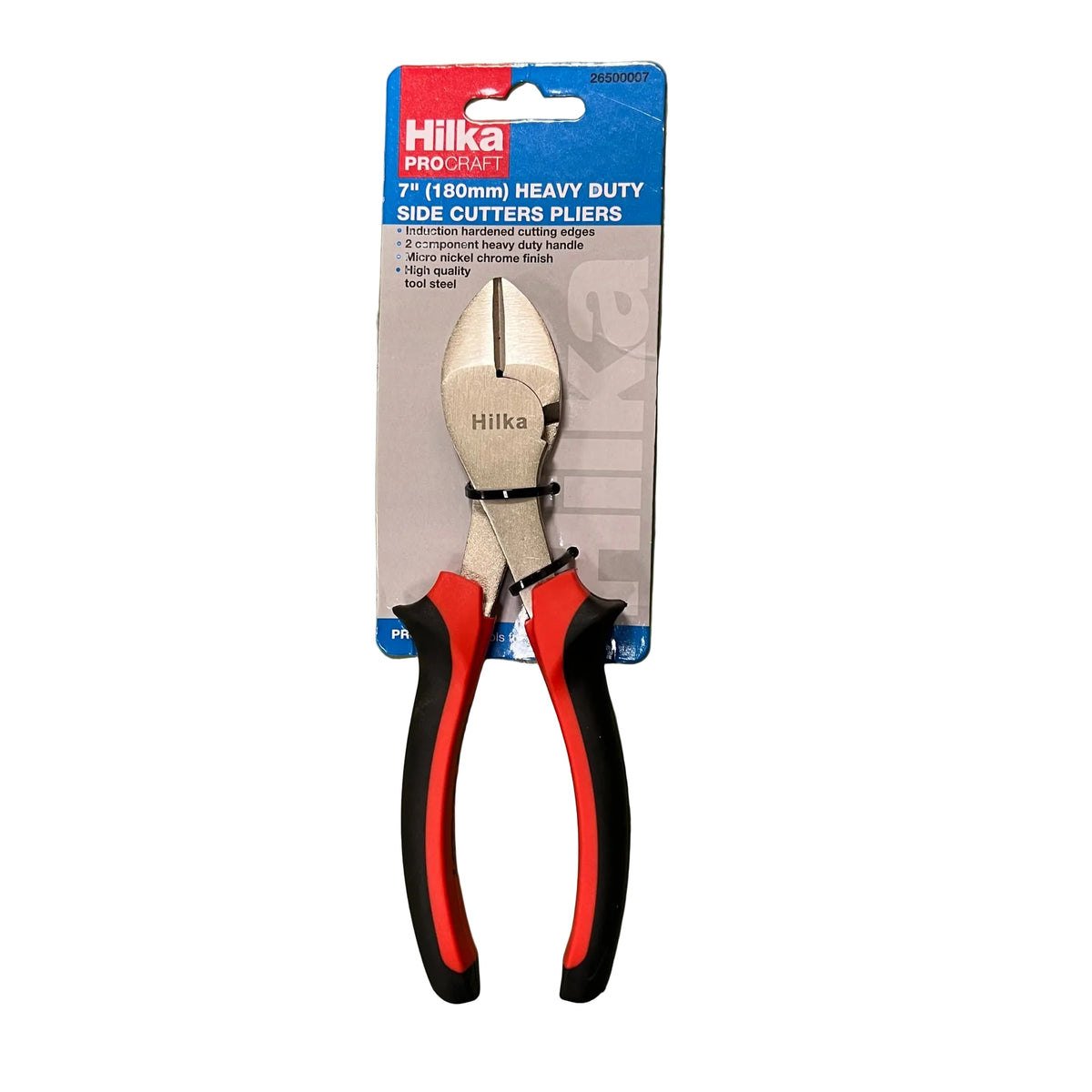 Hilka 7" Heavy Duty Side Cutters Pliers 180mm