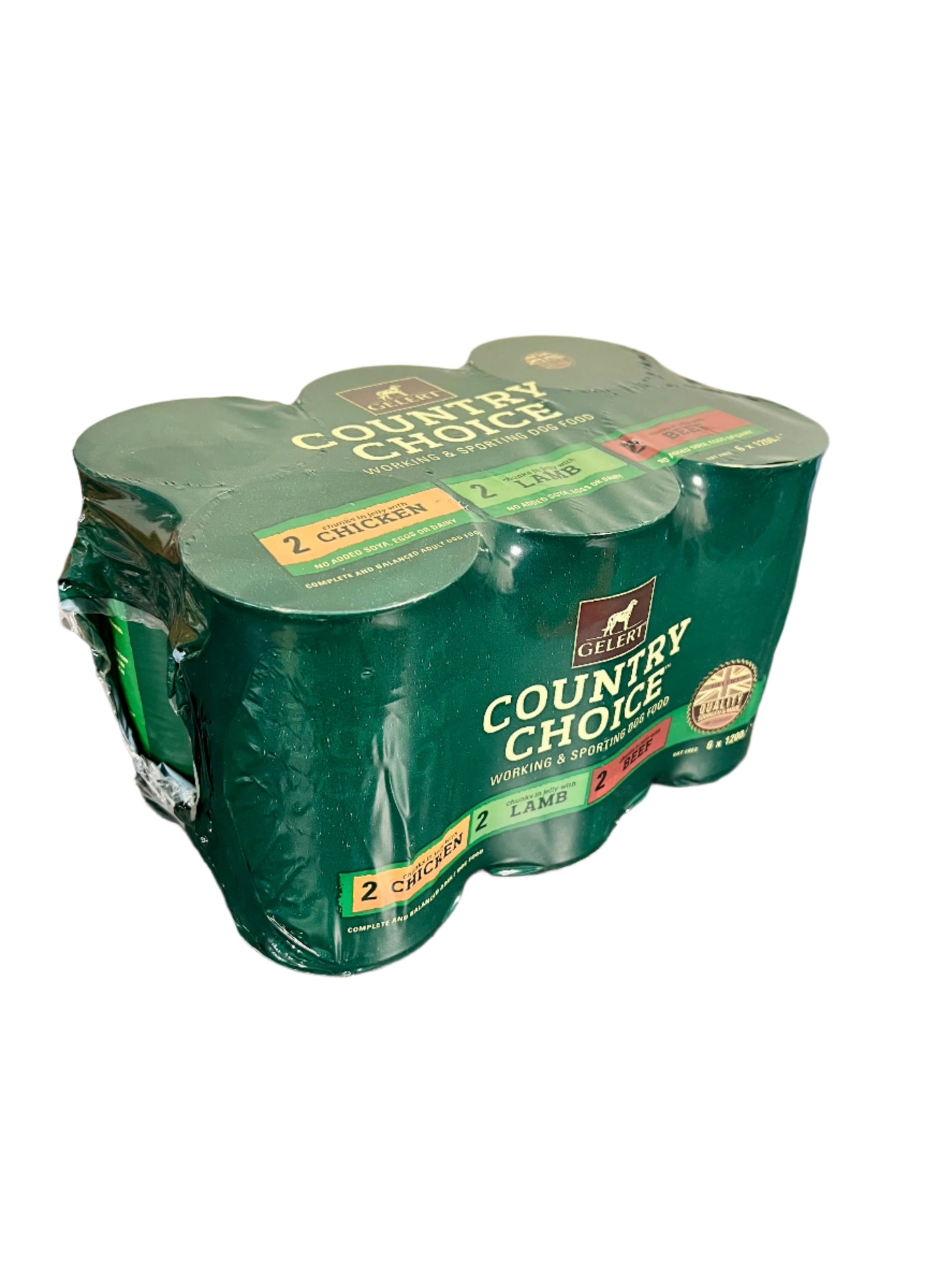 Gelert Country Choice Working Dog Food 6 x 1.2Kg Variety Pack