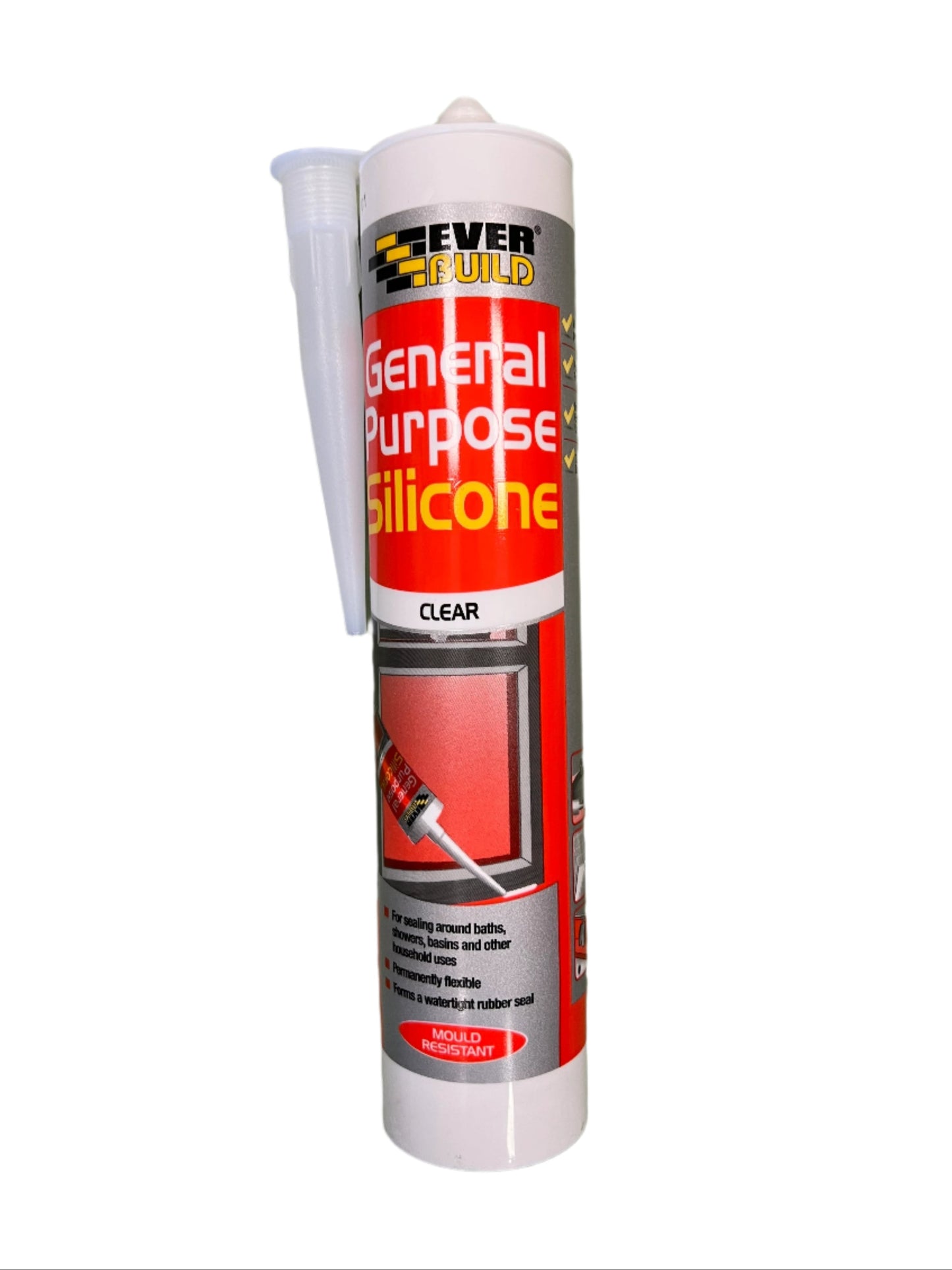 General Purpose Clear Silicone Mould Resistant