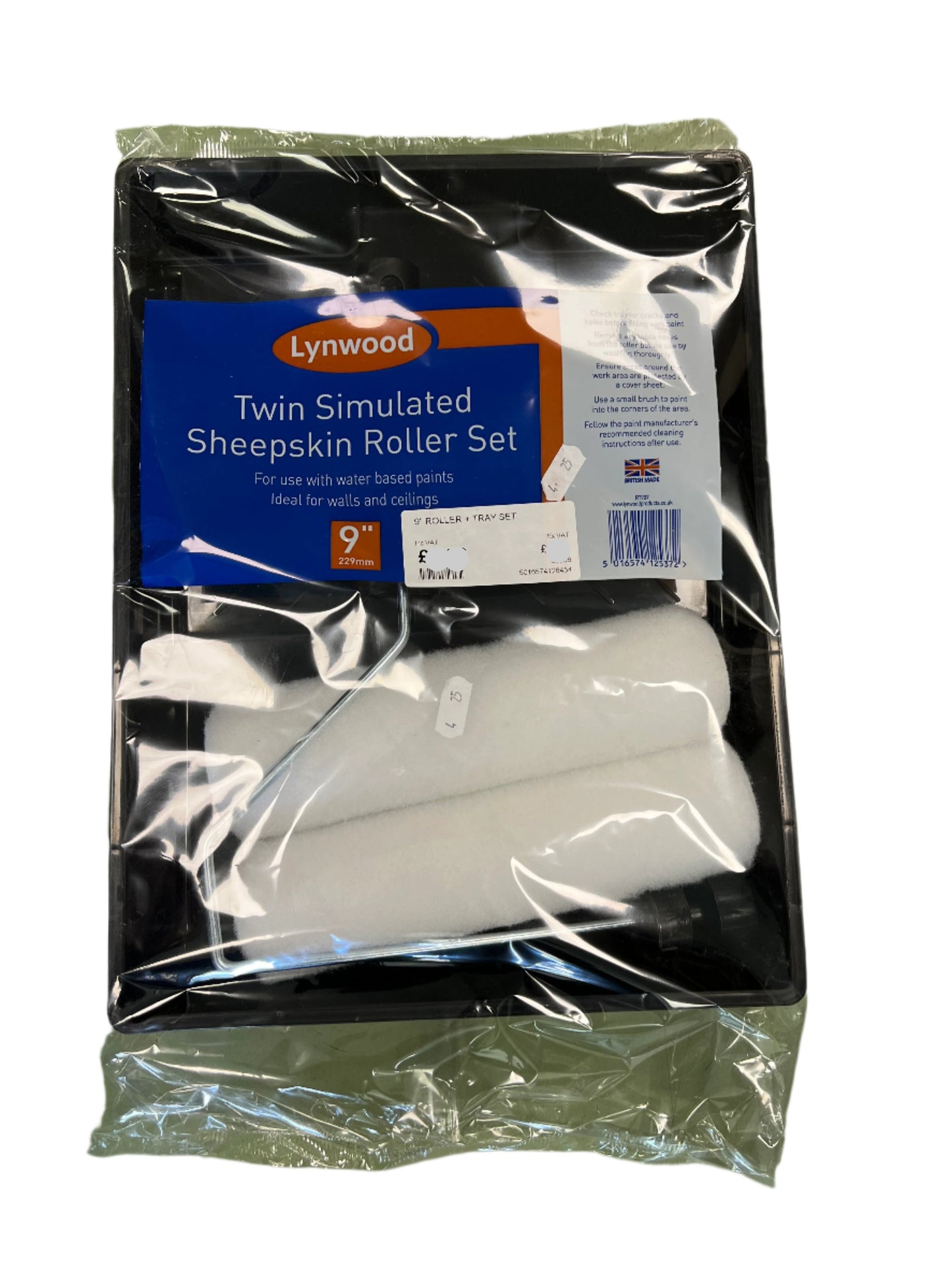 Lynwood Sheepskin Roller Set 9 Inch for Water Based Paint