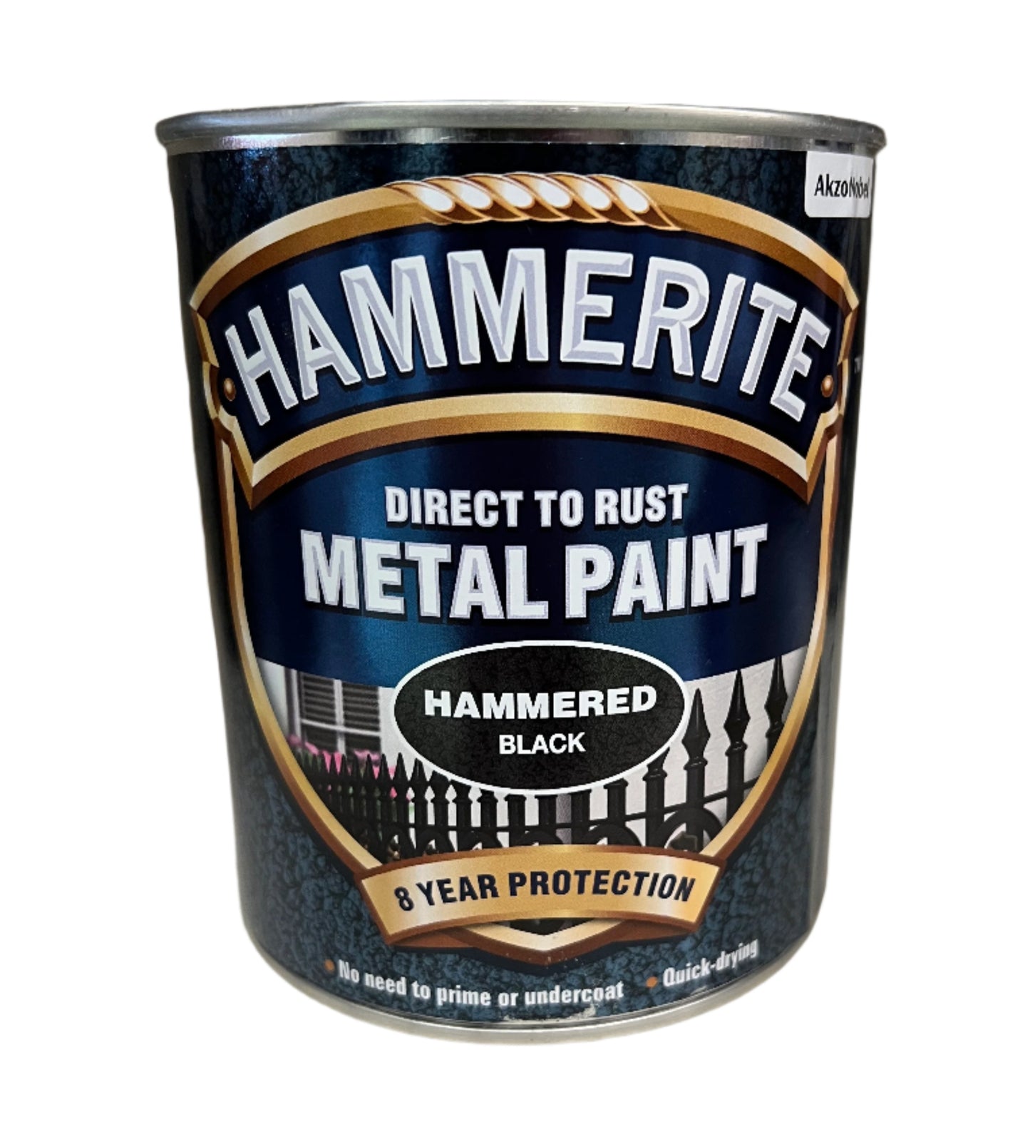 Hammerite Hammered Black Metal Paint 750ML