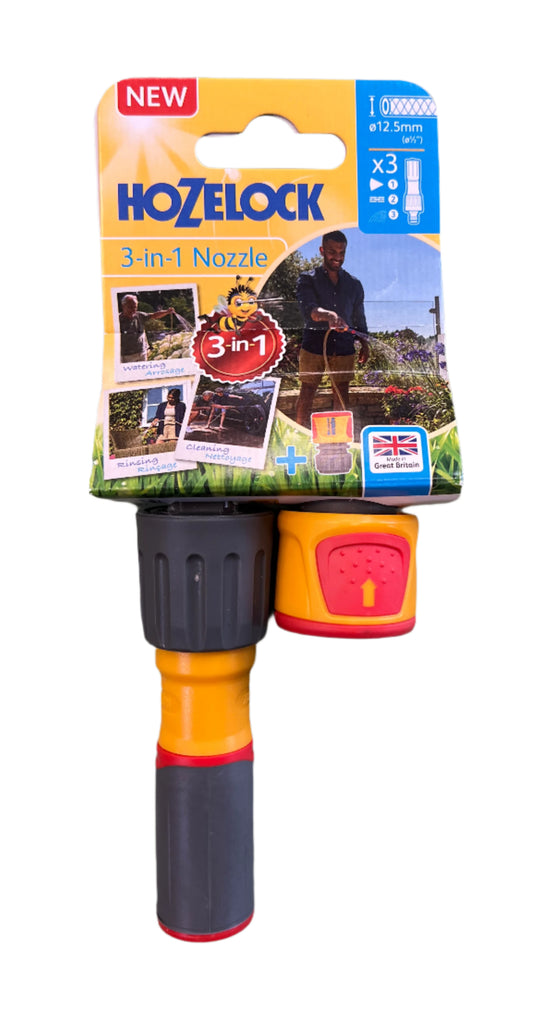 Hozelock 3-In-1 Hose Pipe Nozzle