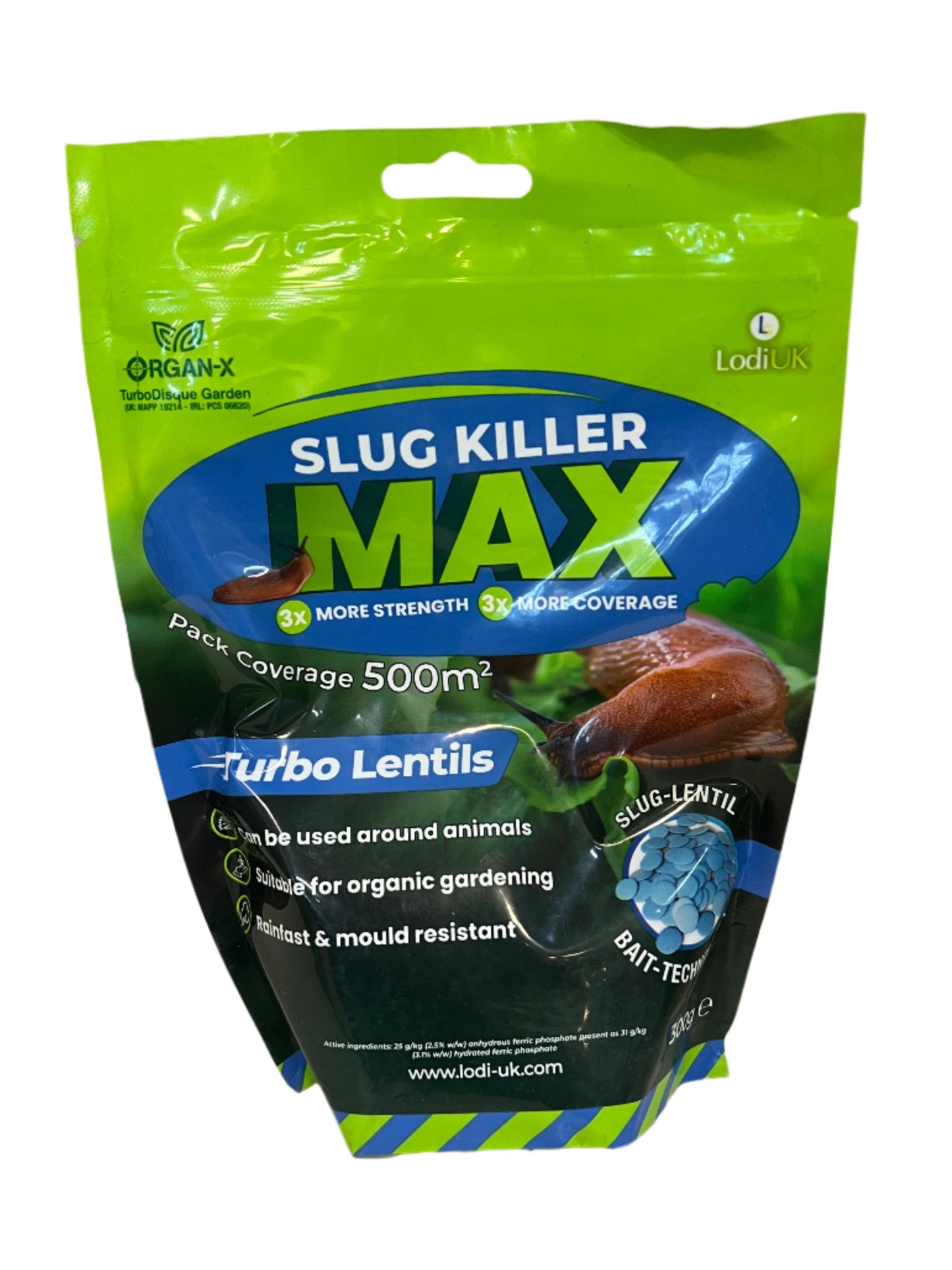 Organ-X Slug Killer Max Turbo Lentils 300g