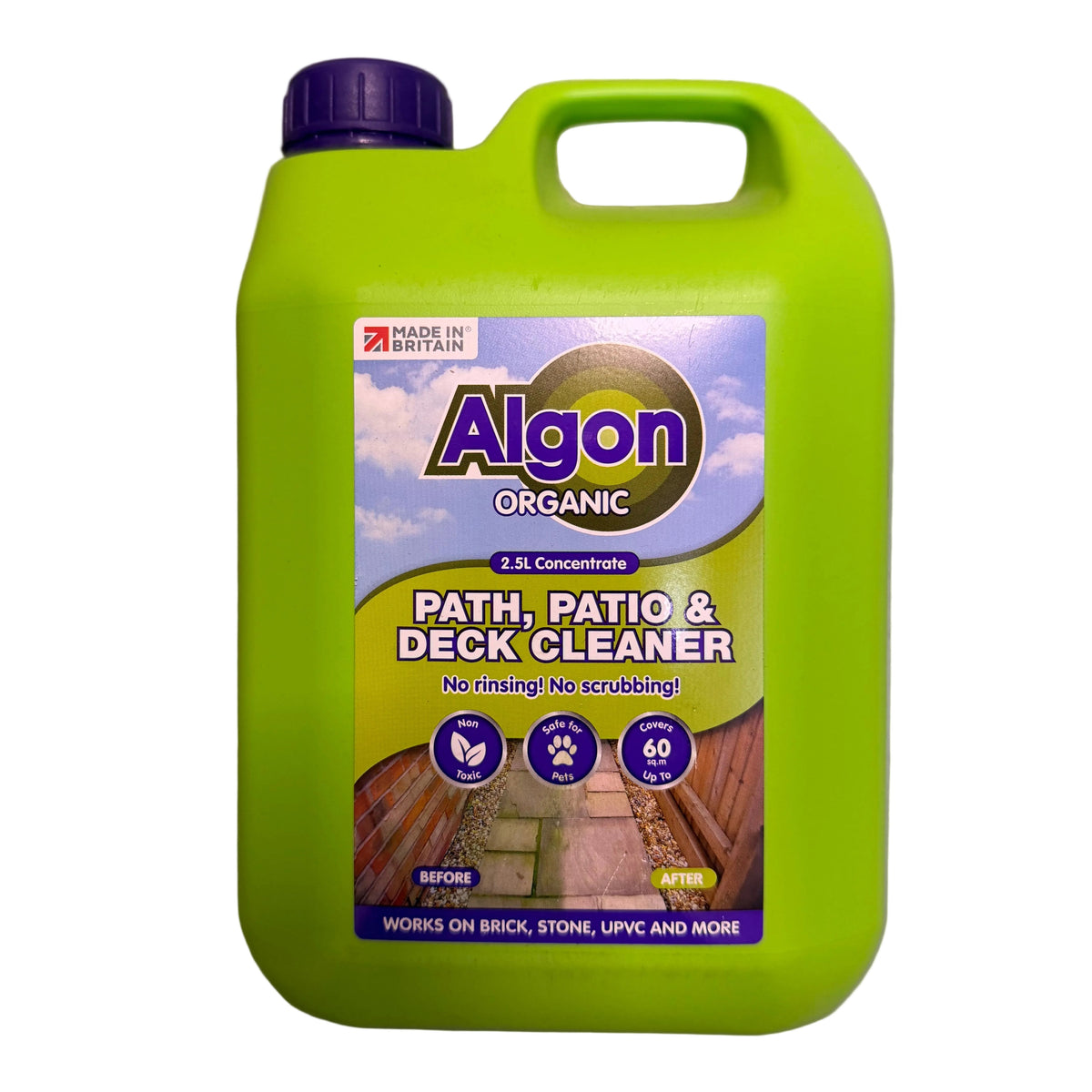 Algon Organic Path Patio & Deck Cleaner Concentrate 2.5L