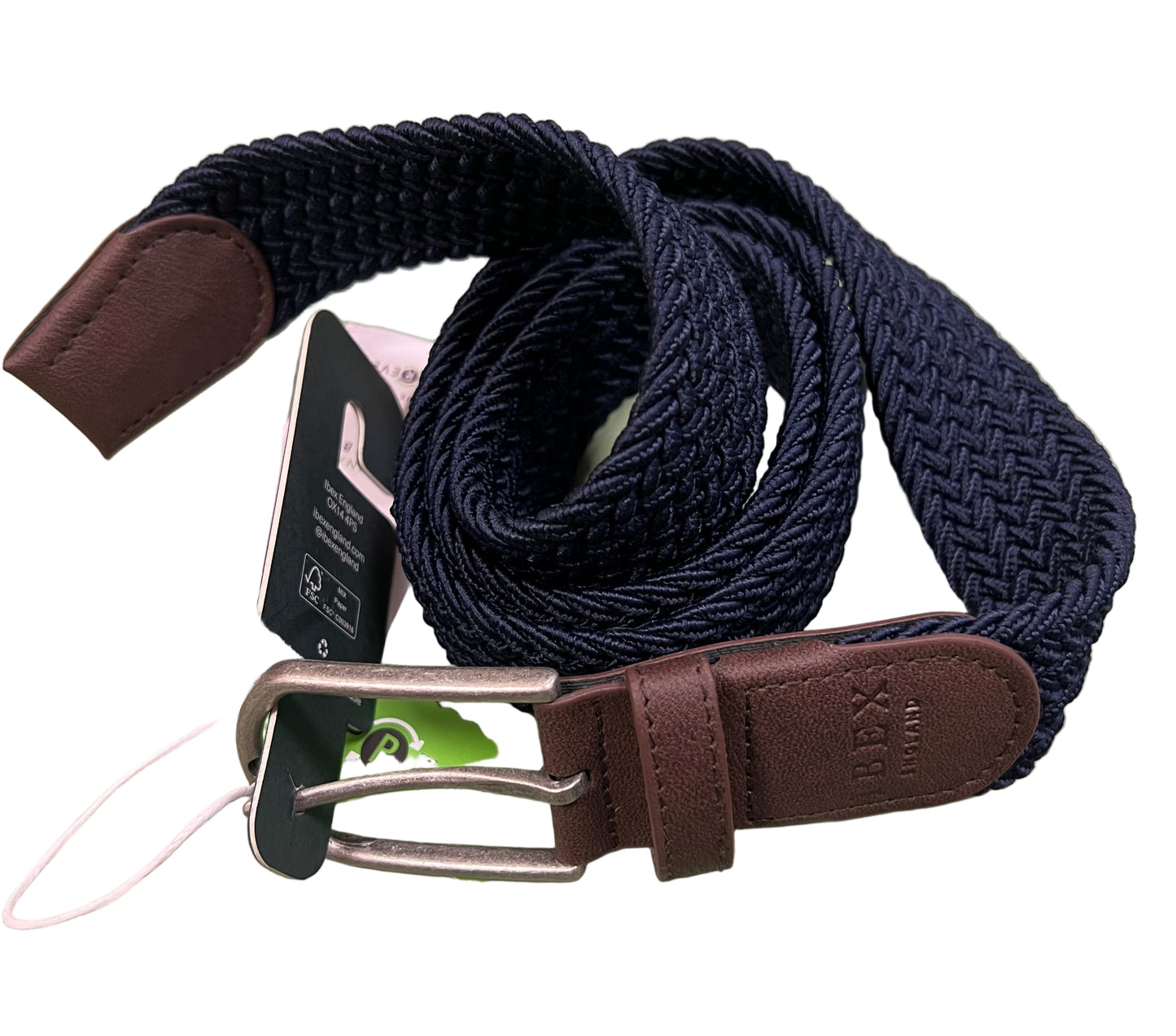 Ibex Stretch Sustainable Woven Belt In Various Colours