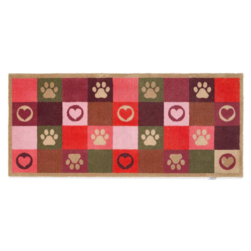 Hug Rug Patchwork Paws 65x150cm Runner Doormat