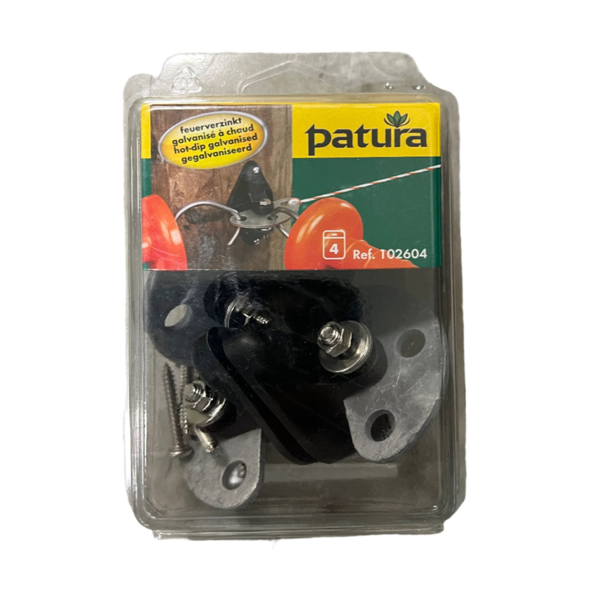 Patura Electric Fencing Gate Hand Insulator 3 Way Qty 4