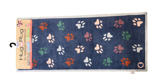 Hug Rug Colourful Paws 65x150cm Runner Doormat