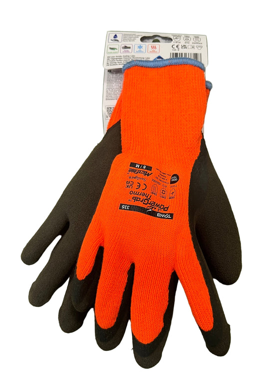 Towa Orange Power Grab Thermal Work Safety Gloves