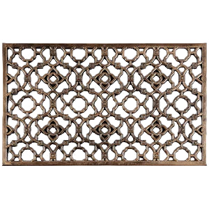 My Mat Rubber Scraper Cast Iron Effect Doormat 45x75cm