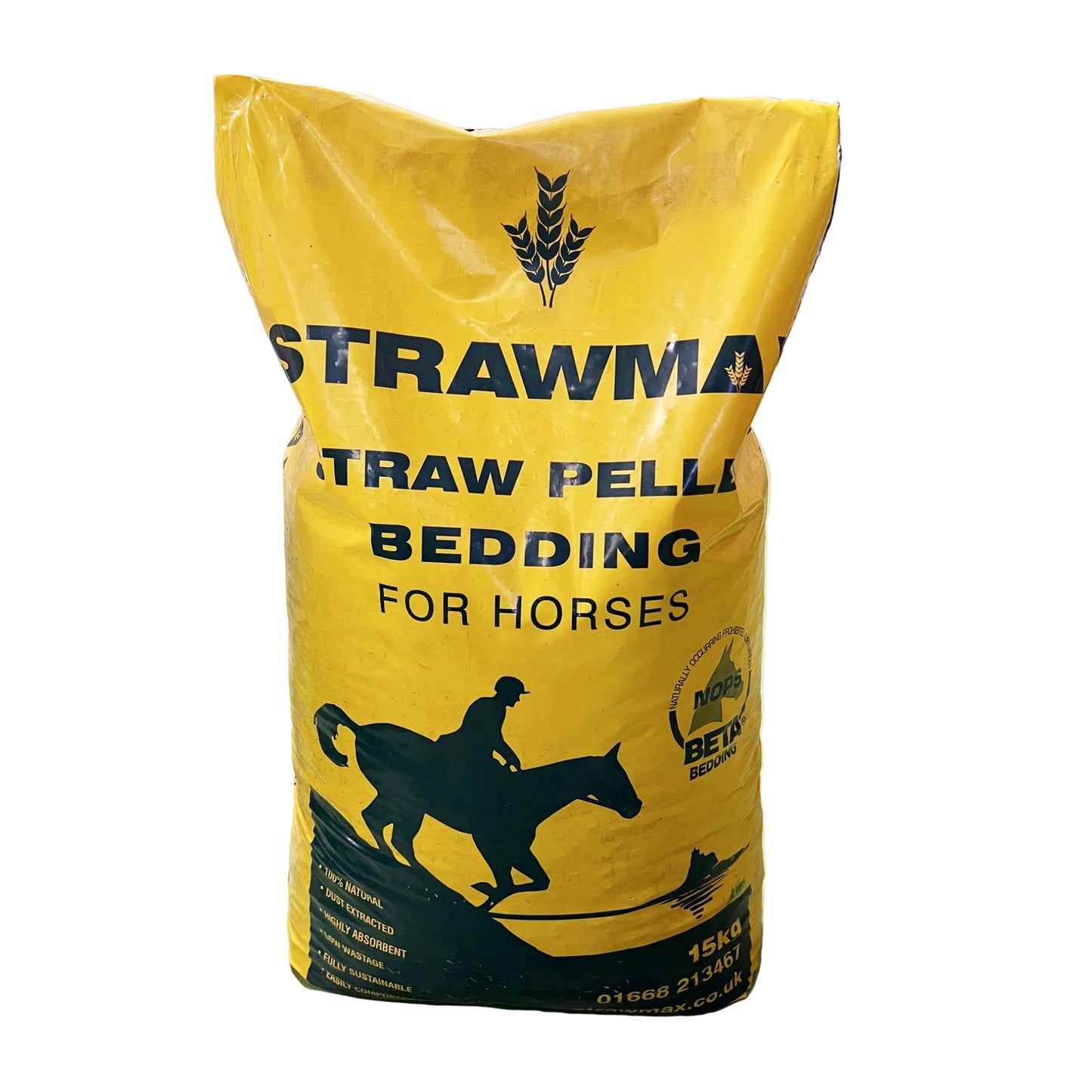 Strawmax Straw Pellet Bedding For Horses 15kg