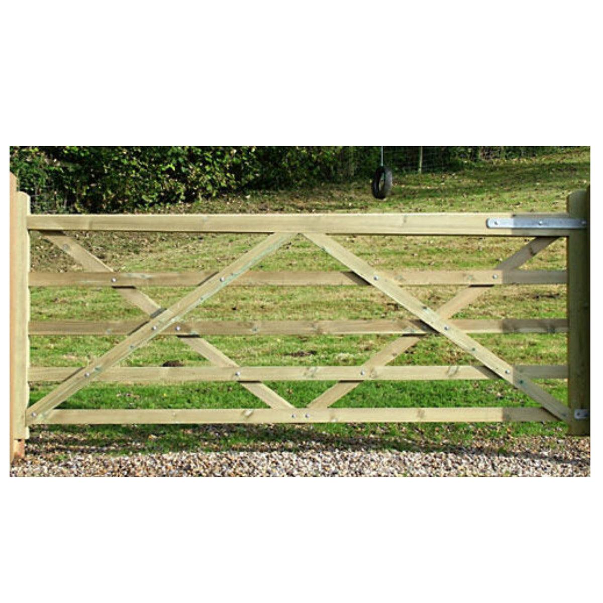 Universal 5 Bar Wooden Field Gate Various Sizes