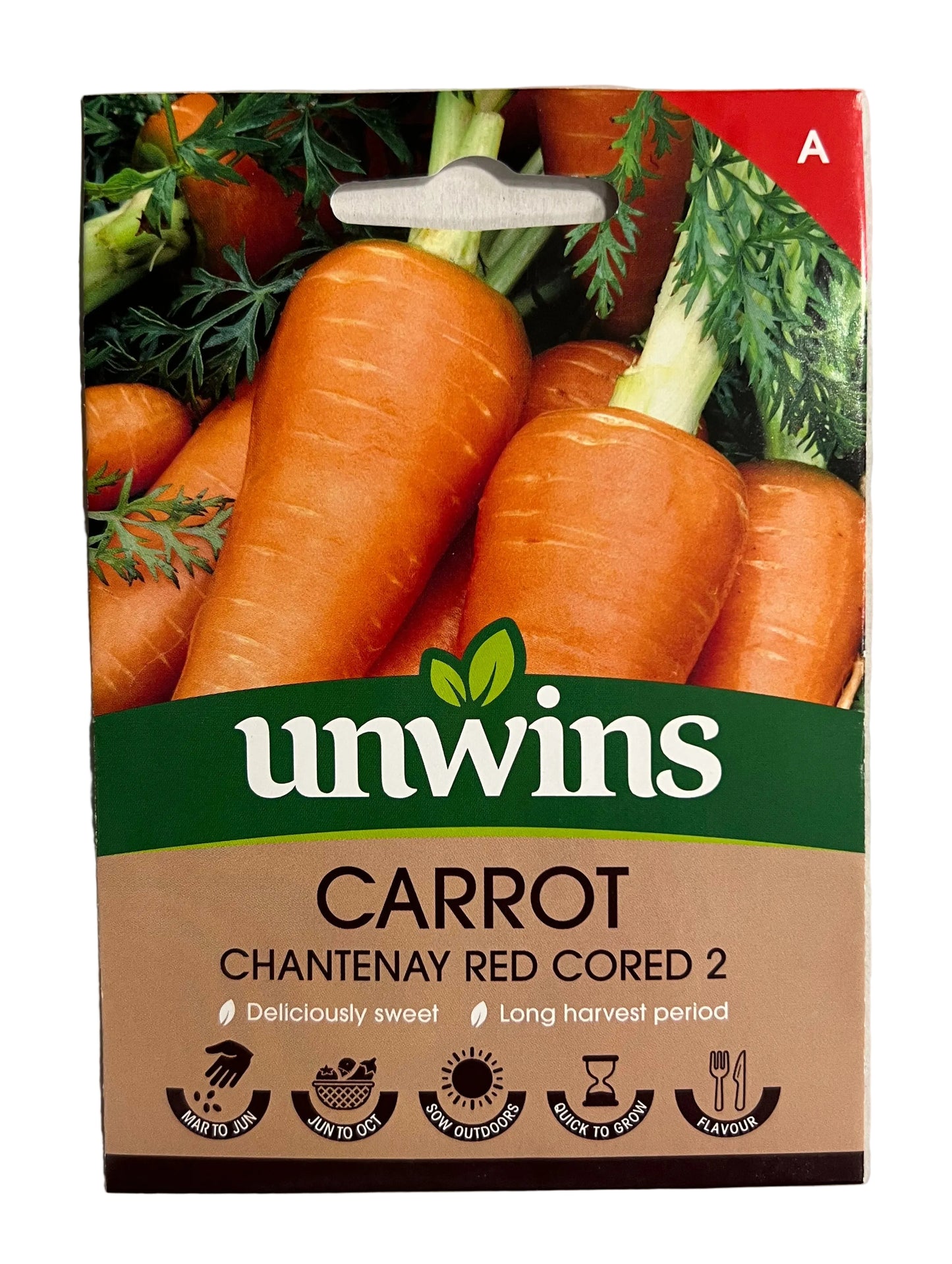 Unwins Carrot Chantenay Red Cored 2 – Vegetable Seeds