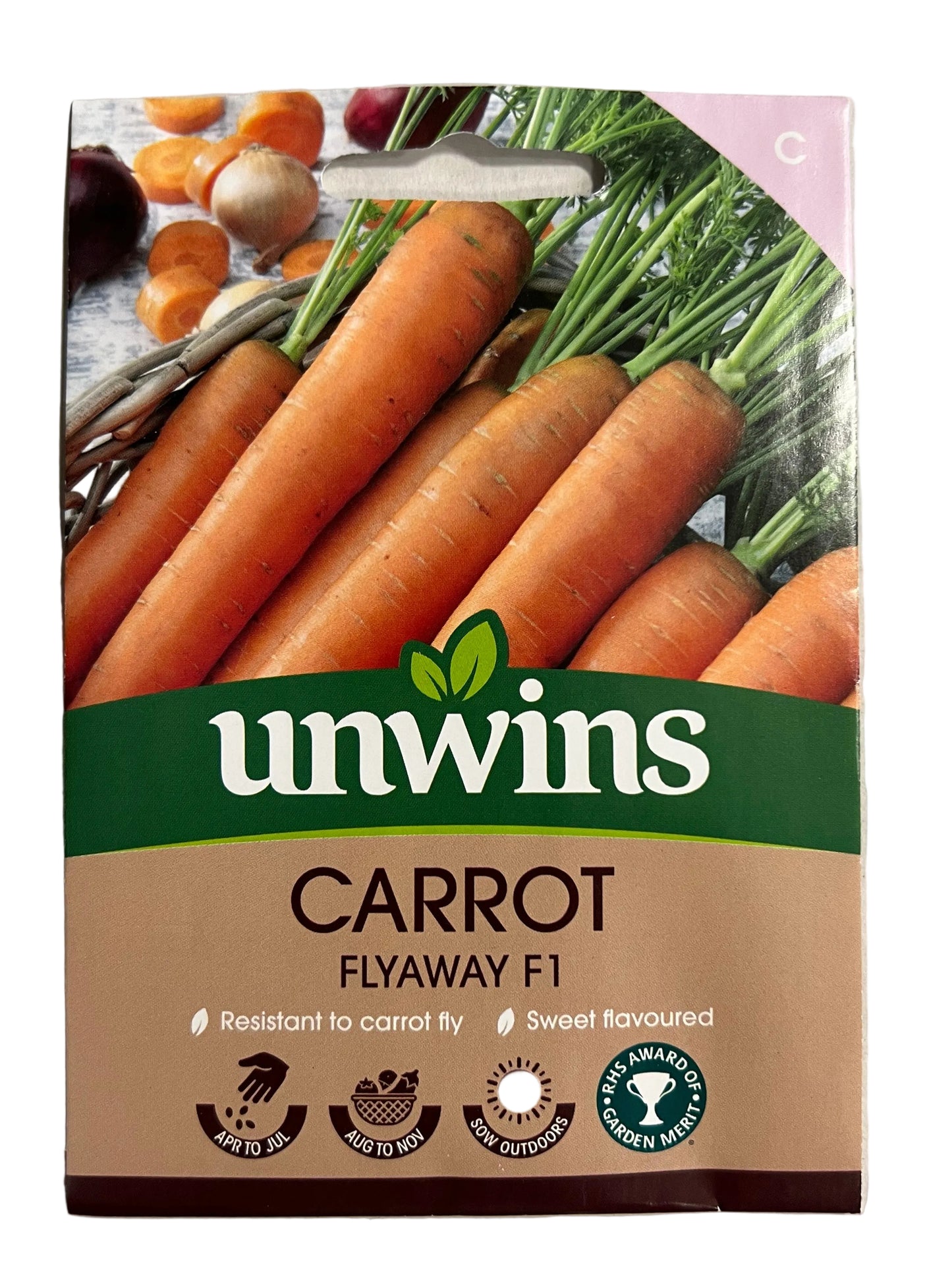 Unwins Carrot Flyaway F1 – Vegetable Seeds