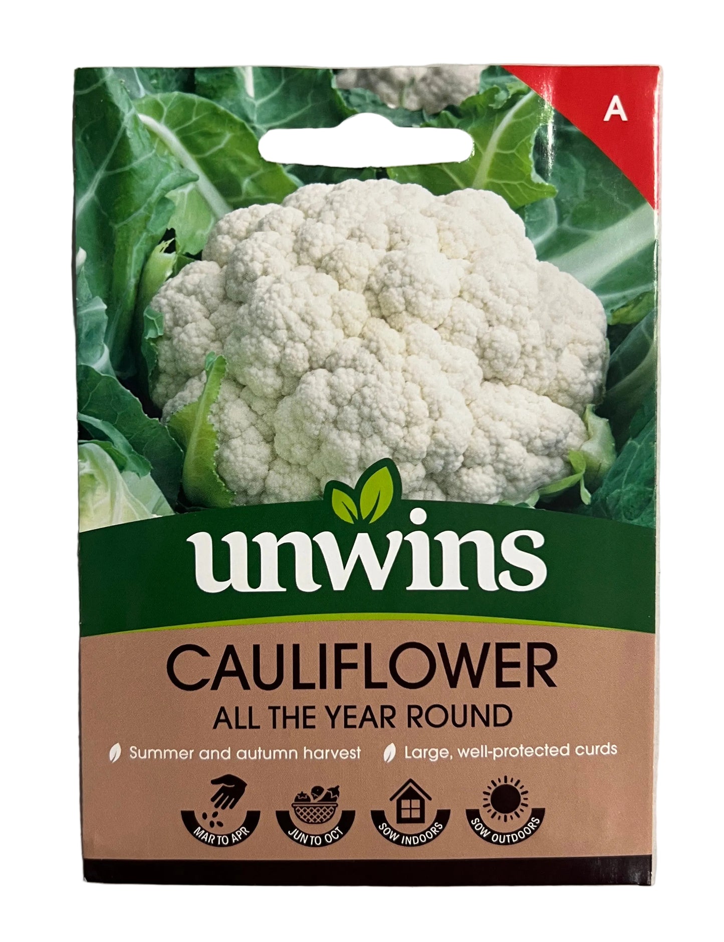 Unwins Cauliflower All Year Round – Vegetable Seeds