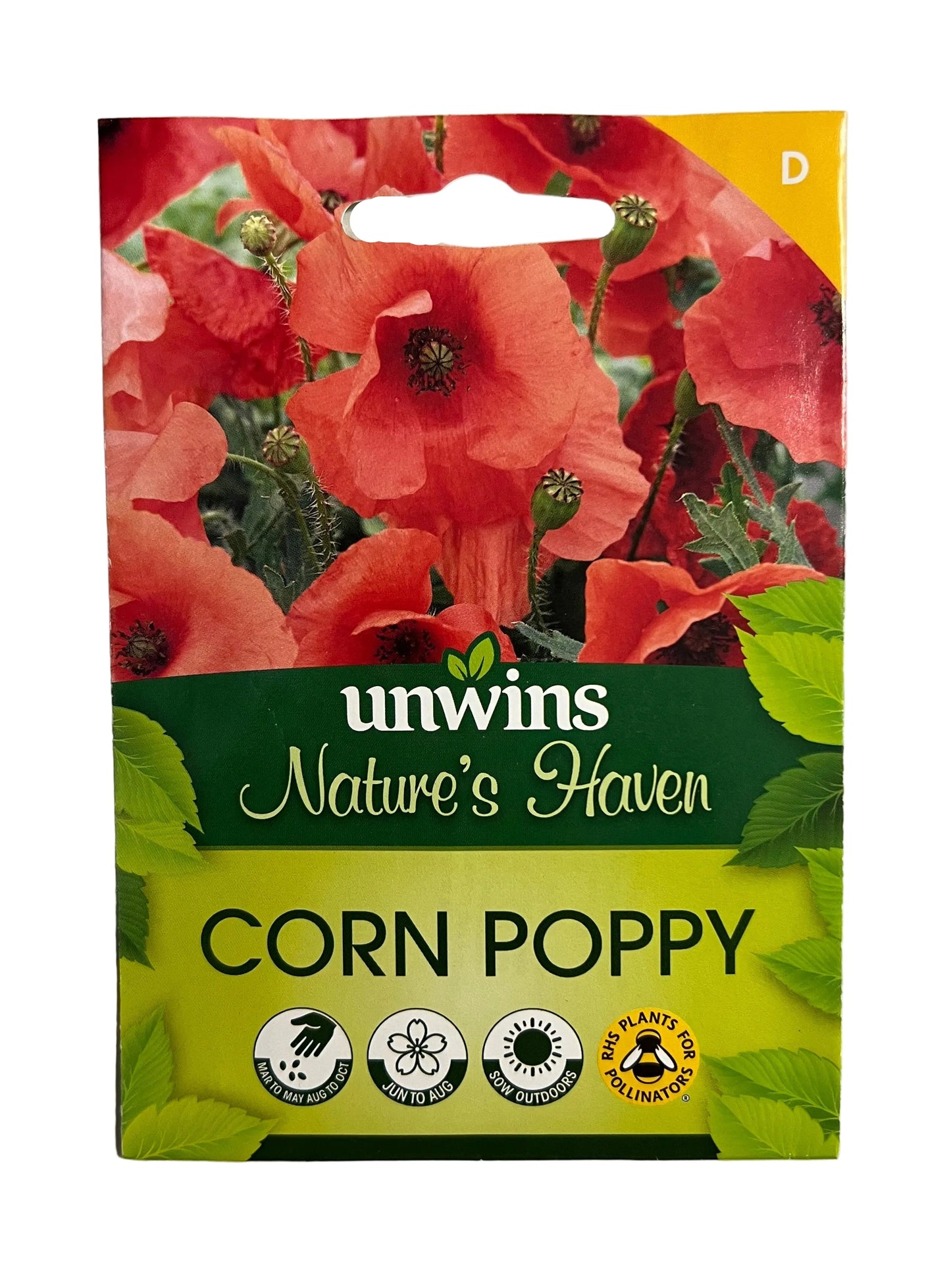 Unwins Nature’s Haven Corn Poppy – Flower Seeds