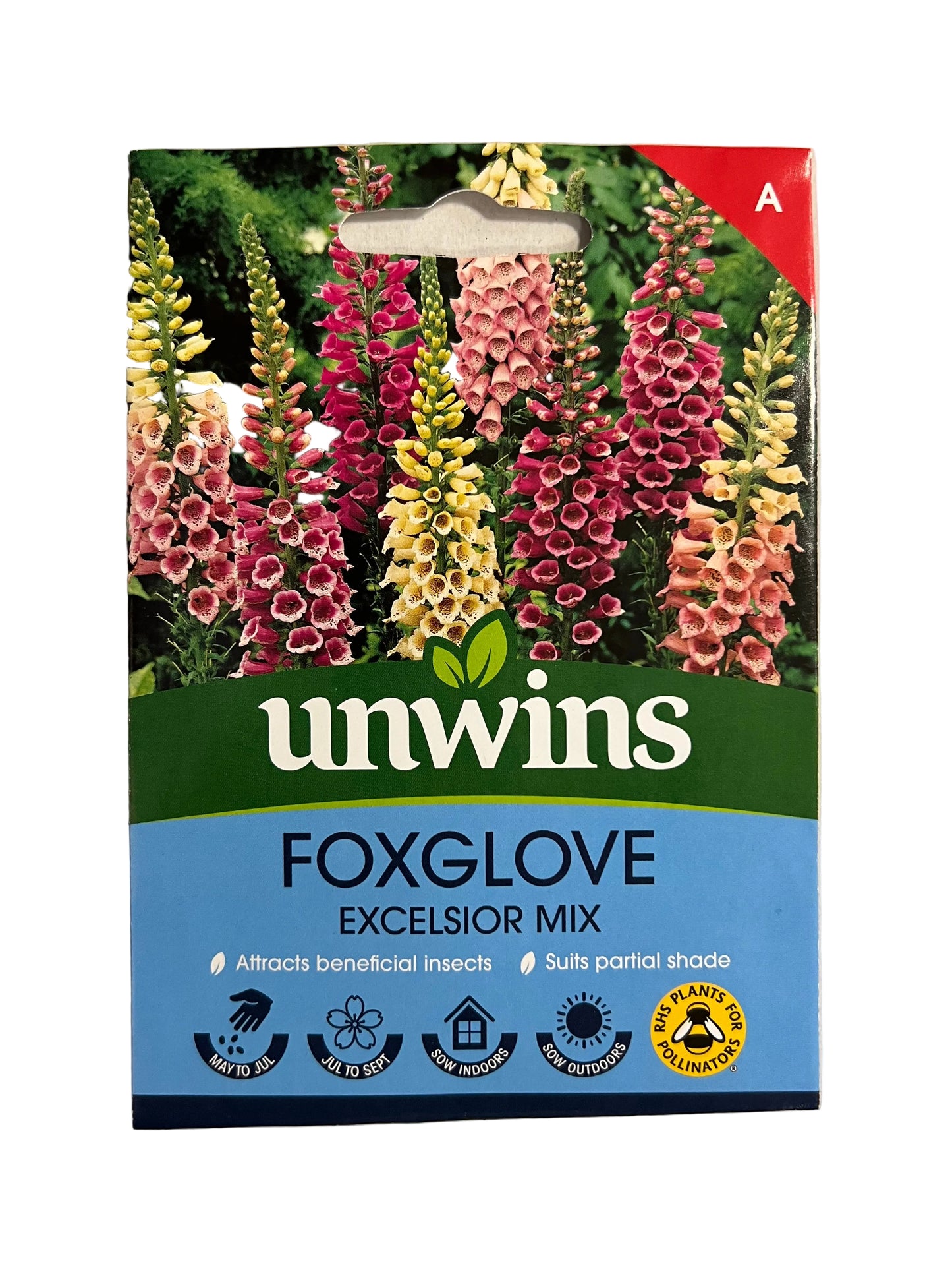 Unwins Foxglove Excelsior Mix – Flower Seeds