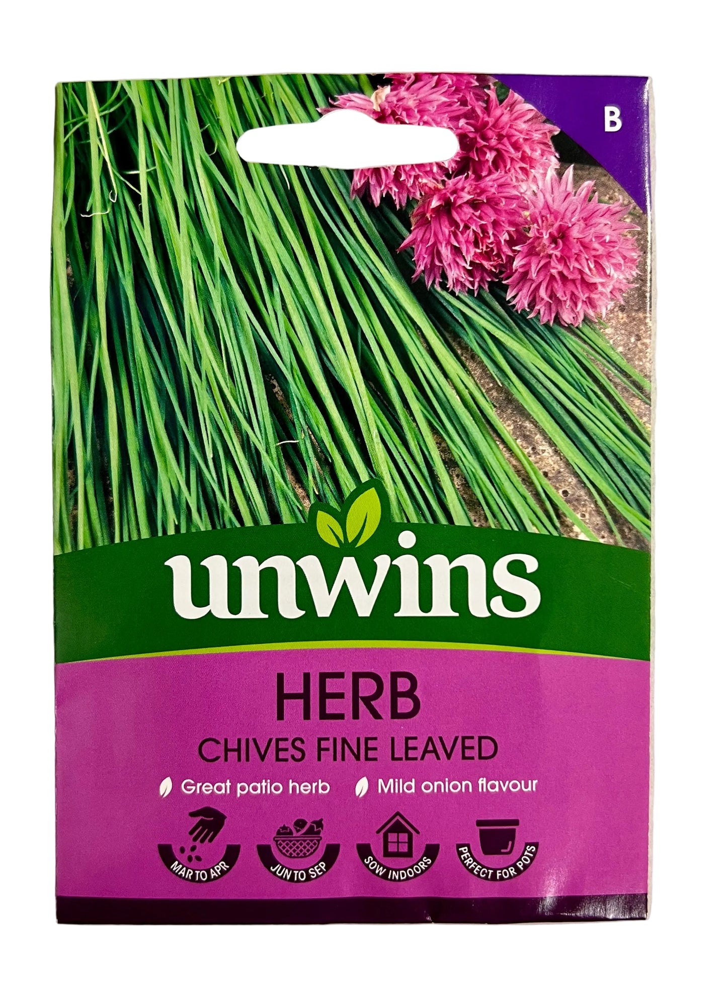 Unwins Herb Chives Fine Leaved – Herb Seeds