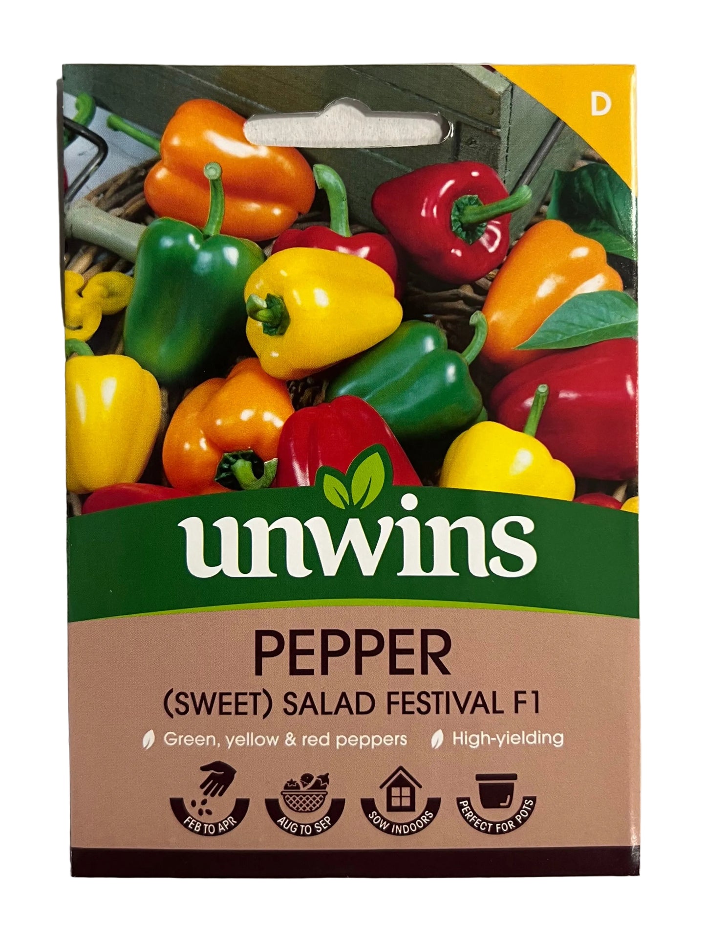 Unwins Pepper (Sweet) Salad Festival F1 – Vegetable Seeds