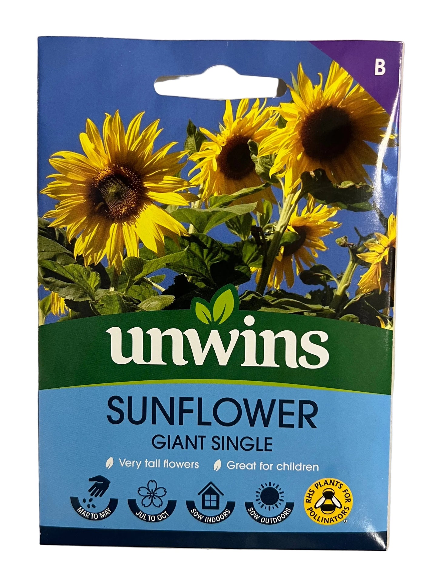 Unwins Sunflower Giant Single – Flower Seeds