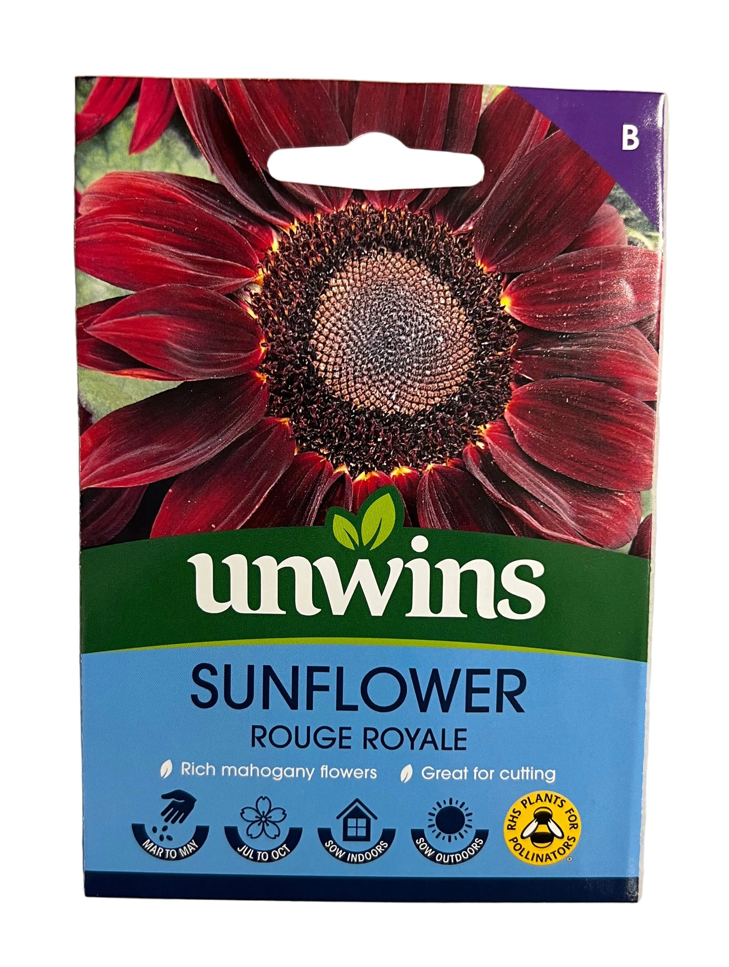 Unwins Sunflower Rouge Royal – Flower Seeds