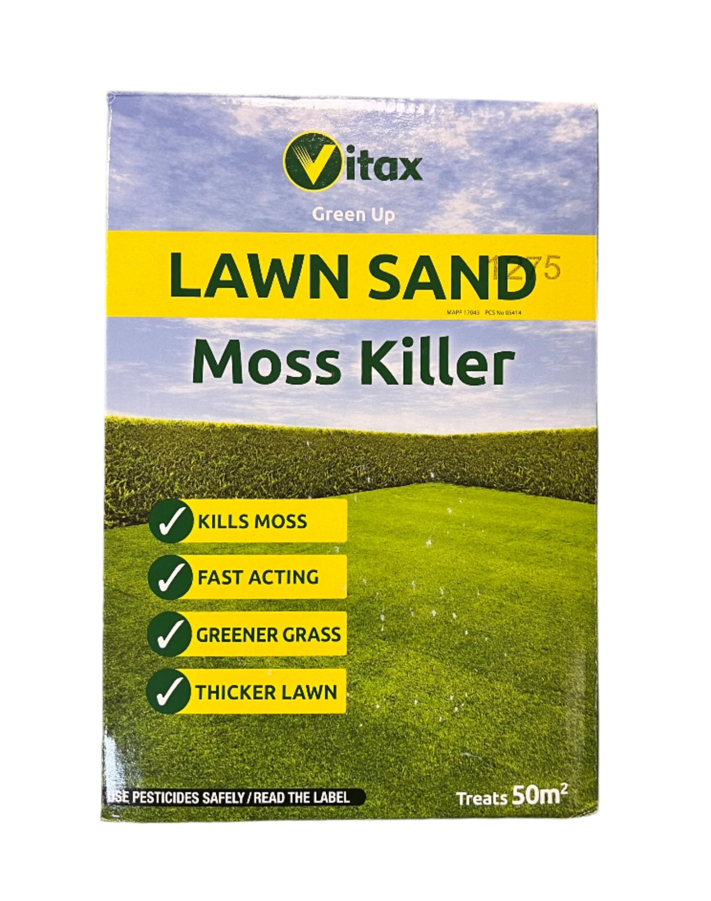 Vitax Lawn Sand Moss Killer Greener Grass