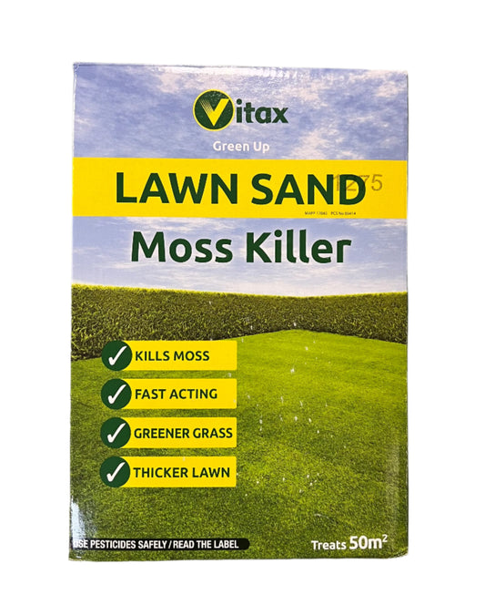 Vitax Lawn Sand Moss Killer Greener Grass