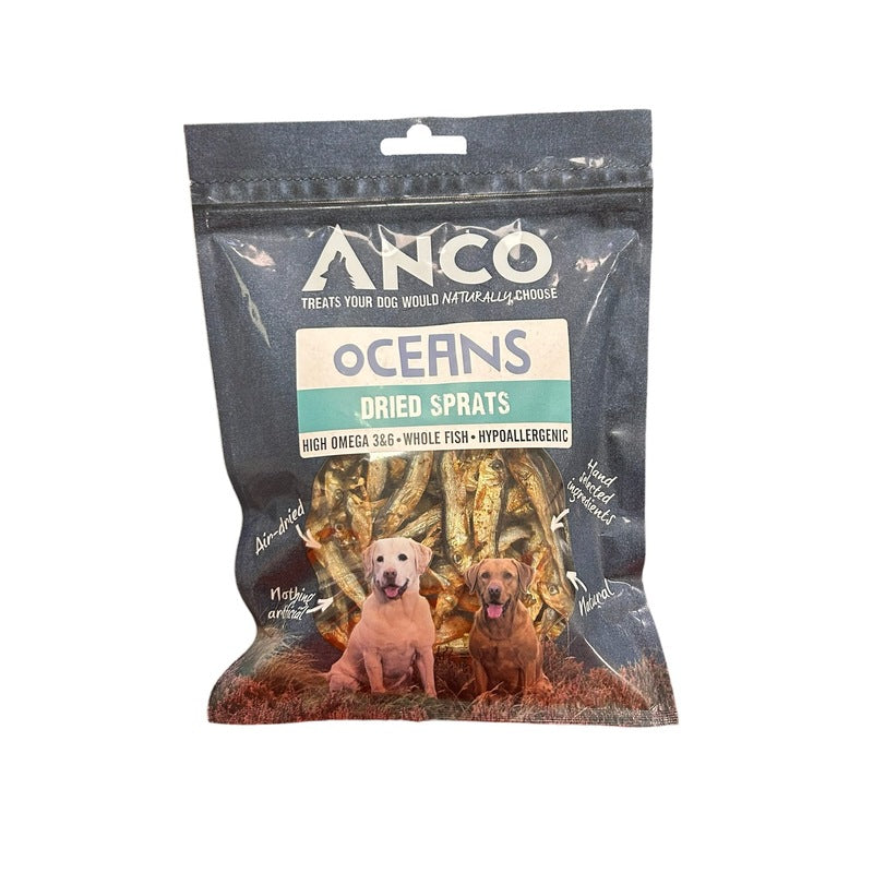 Anco Dried Sprats 150G Dog Treats