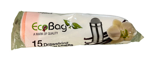 Eco Bag Kitchen Bin Drawstring Liners 15 Pack