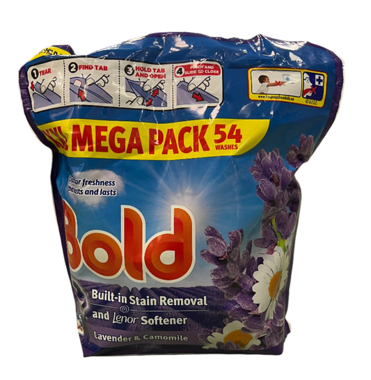 Bold all in one Lavender & Camomile Washing Tabs Mega Pack