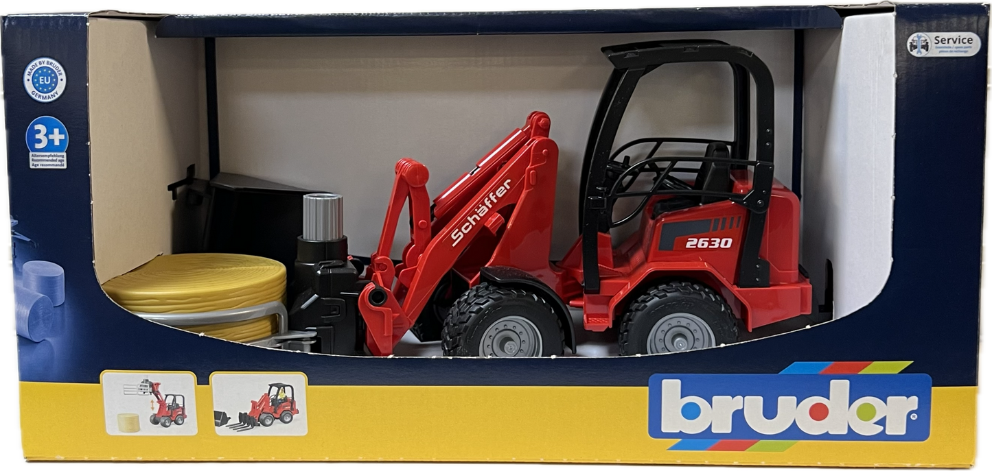 Bruder Toys Schaffer Bale Gripper Farm Vehicle