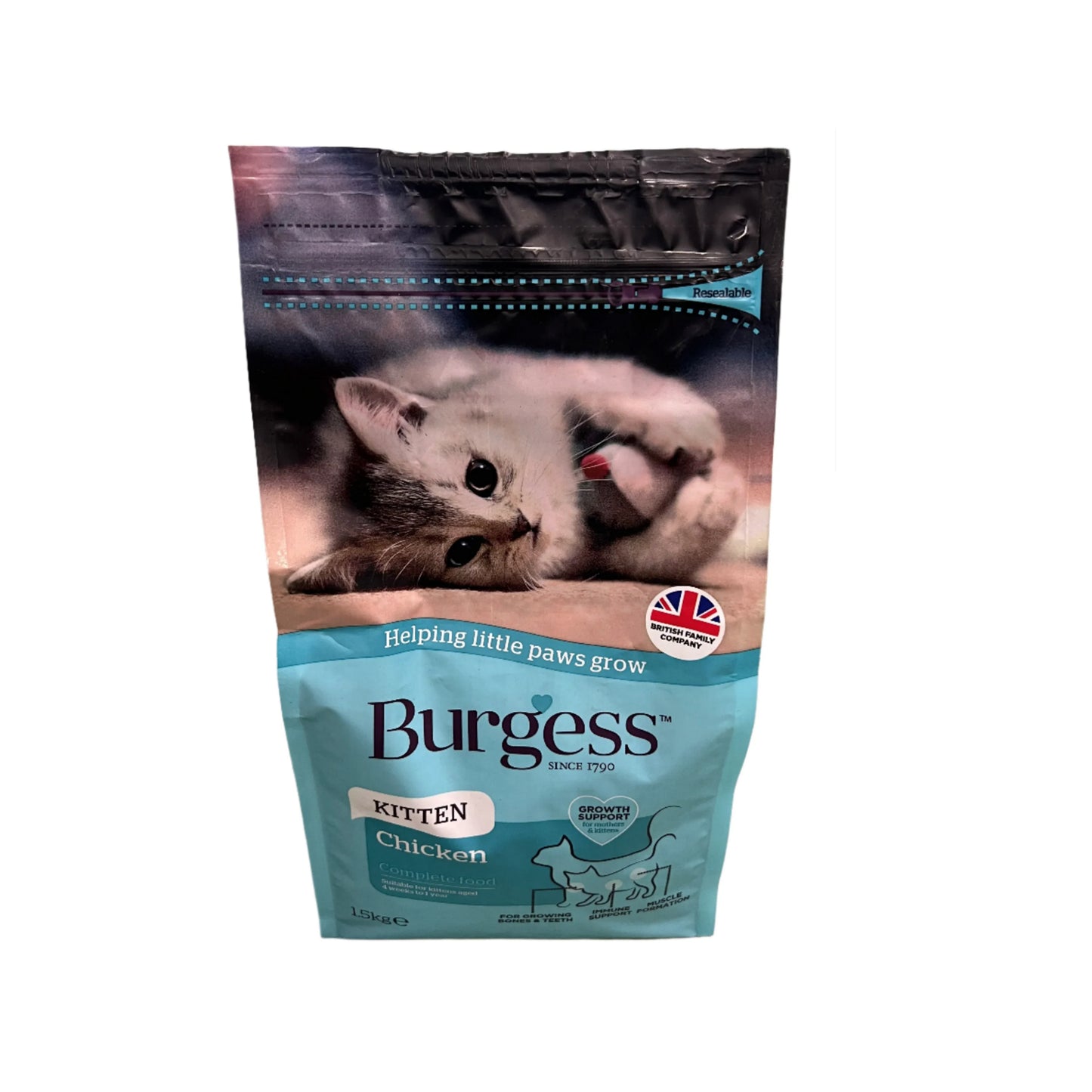 Burgess Kitten Chicken Cat Food 1.5kg