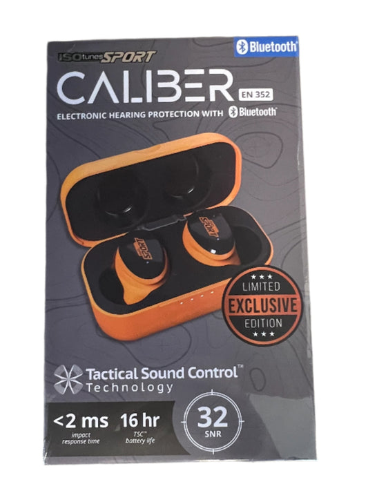 ISO Tunes Bluetooth Caliber Earbuds Tactical Sound Control