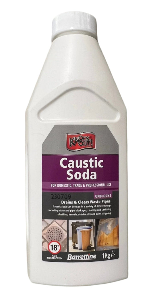 Barrettine Caustic Soda Trade & Professional Use 1KG