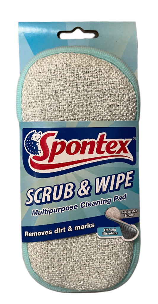 Spontex Scrub & Wipe Multipurpose Cleaning Pad